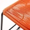 Armen Living Shasta 30" Outdoor Metal and Tangerine Rope Stackable Barstool, PK2 LCSTBABLTNG30 - alternate 9